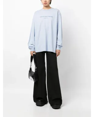 Alexander Wang グリッターエフェクト ロングスリーブTシャツ - サムネイル3