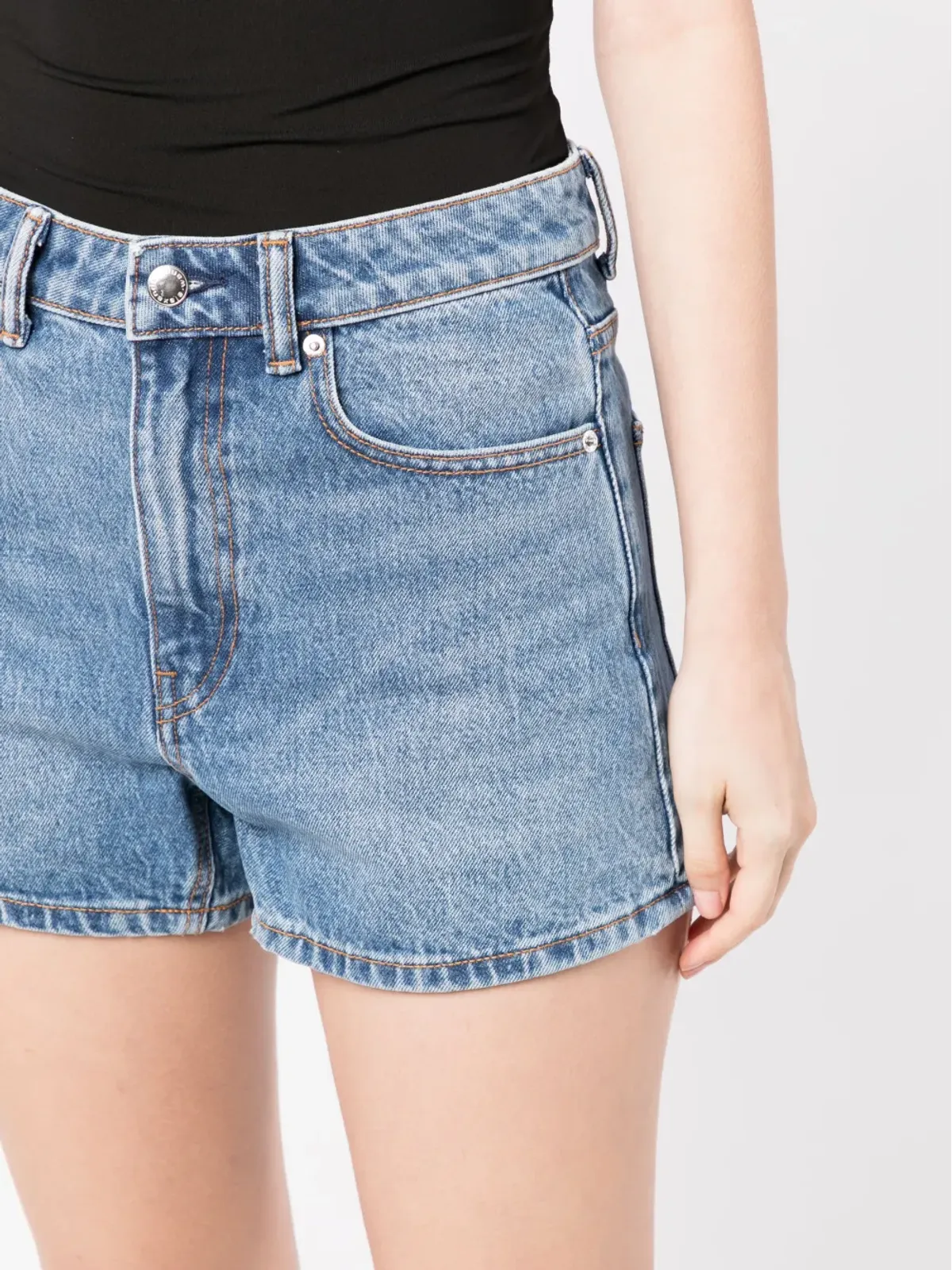 Alexander Wang ショーティー ハイライズ デニムショーツ - 画像5