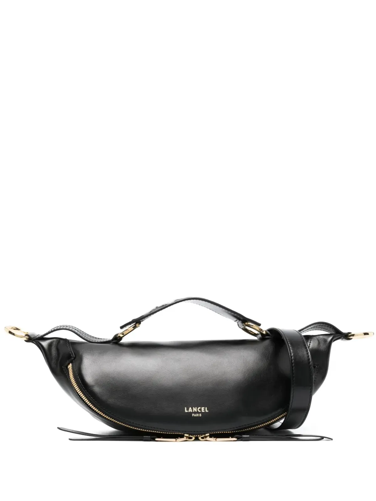 Lancel small Origami crossbody bag - Black - 画像1