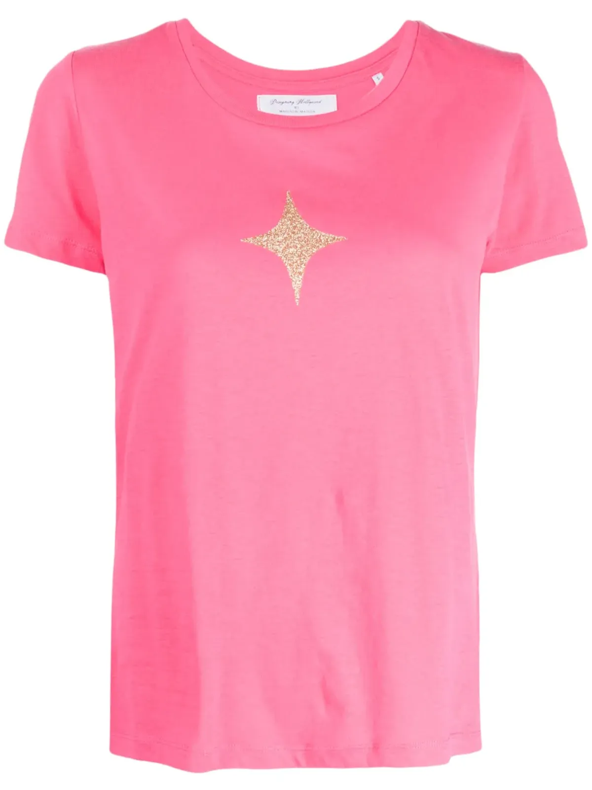 Madison.Maison 星柄コットンジャージーTシャツ - ピンク - 画像1