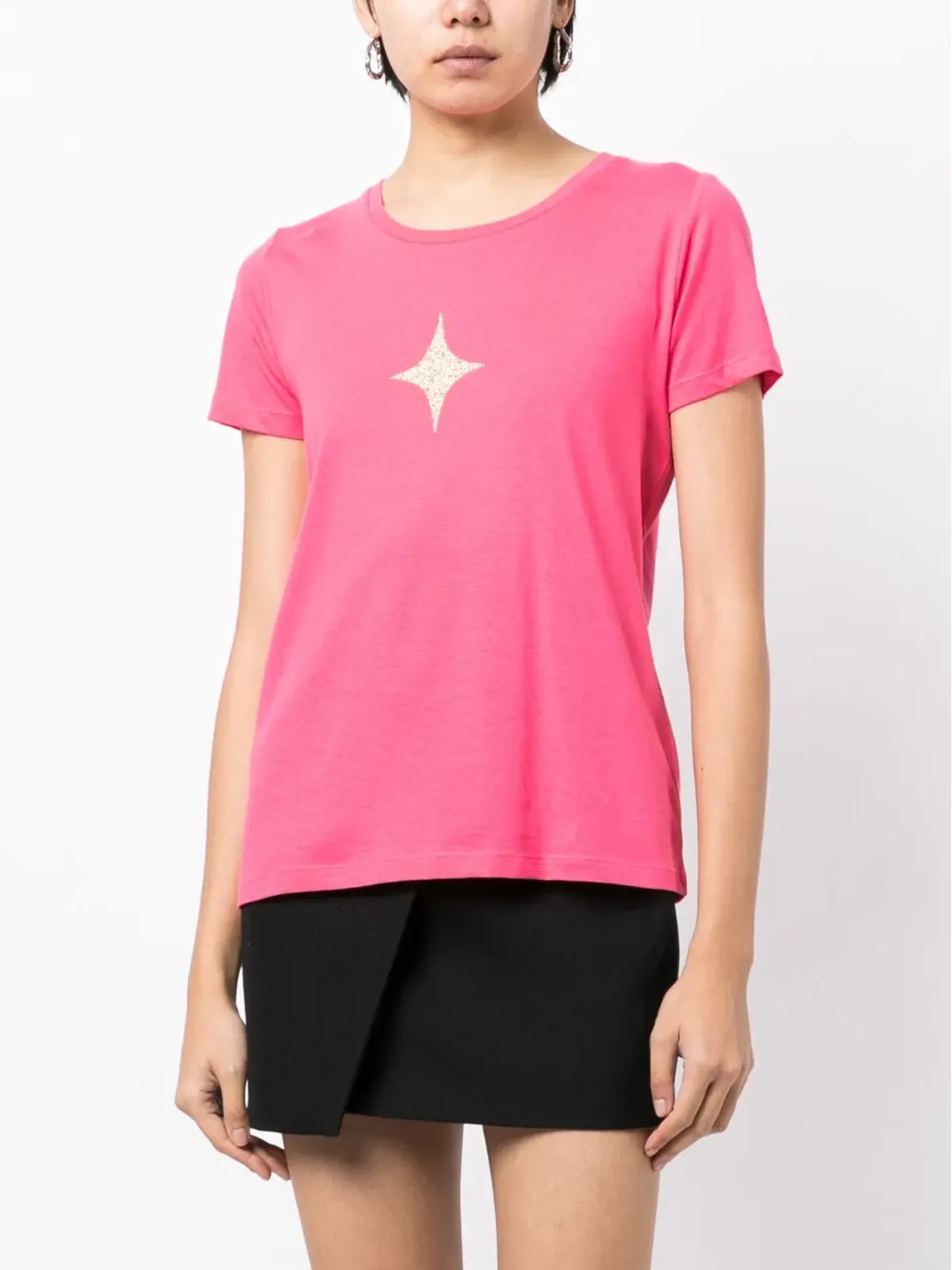 Madison.Maison 星柄コットンジャージーTシャツ - ピンク - 画像3