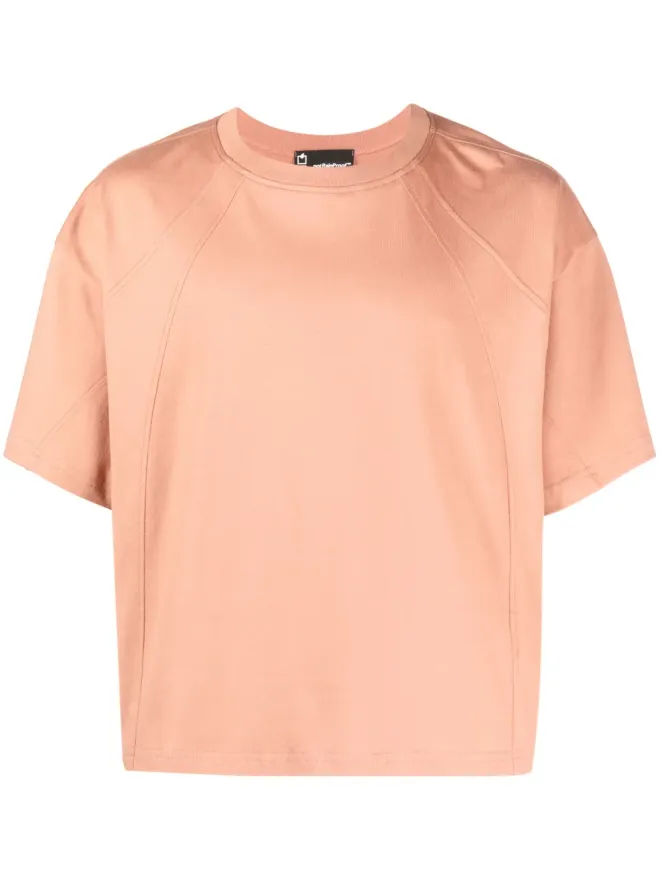 STYLAND STYLAND x notRainProof パネル仕様ジャージーTシャツ - オレンジの商品画像