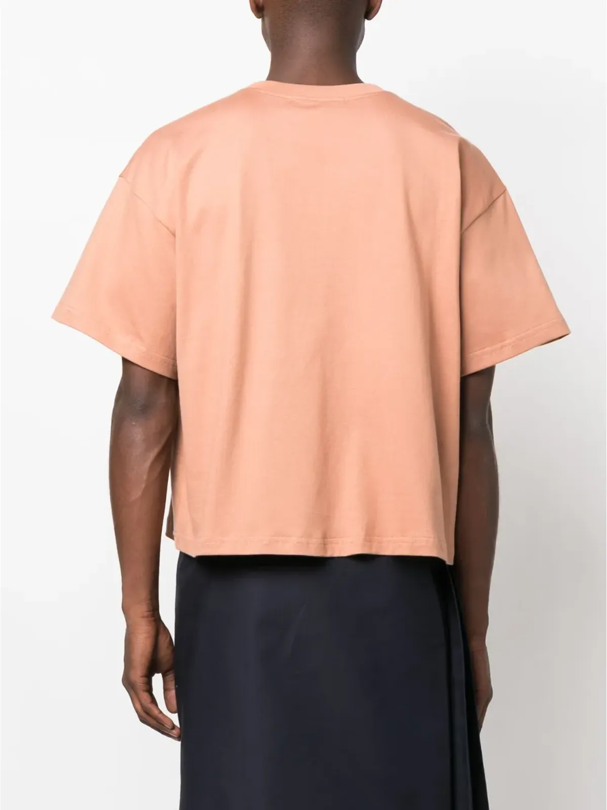 STYLAND x notRainProof パネル仕様ジャージーTシャツ - オレンジ - 画像4