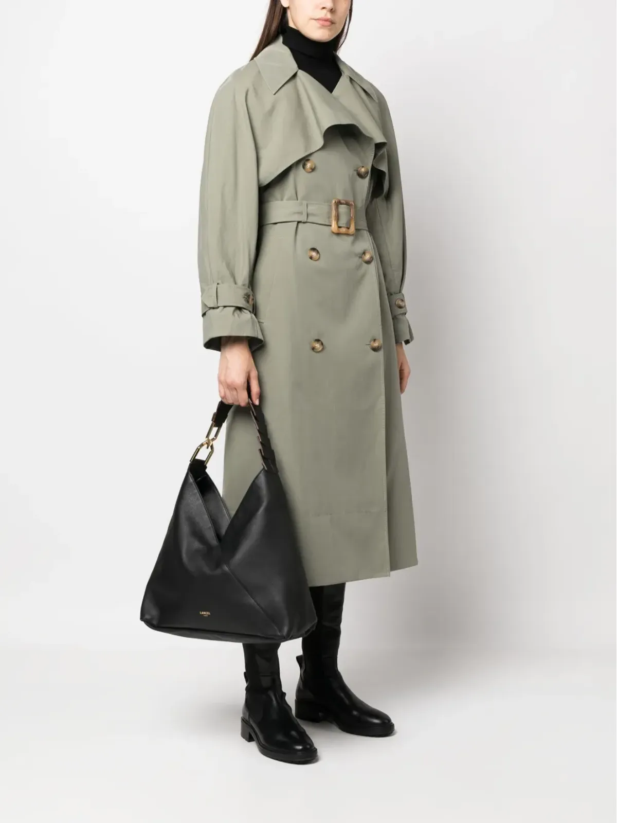 Lancel Pagode レザーショルダーバッグ - 画像2