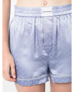 Alexander Wang ロゴジャカード シルク ボクサーショーツ - サムネイル5