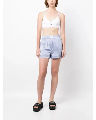 Alexander Wang ロゴジャカード シルク ボクサーショーツ - サムネイル2