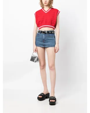 Alexander Wang ミッドライズデニムスコート - サムネイル2