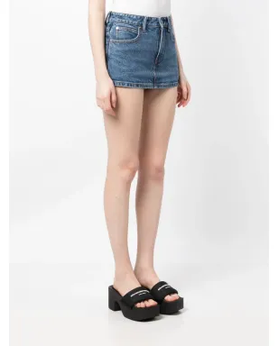 Alexander Wang ミッドライズデニムスコート - サムネイル3