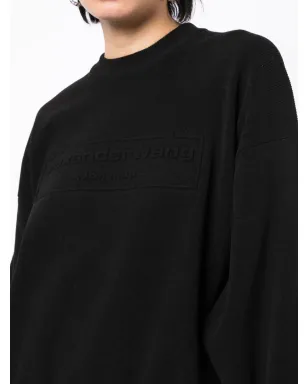 Alexander Wang ロゴ刺繍リブニットセーター - サムネイル5