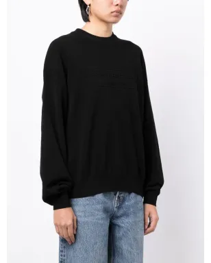 Alexander Wang ロゴ刺繍リブニットセーター - サムネイル3