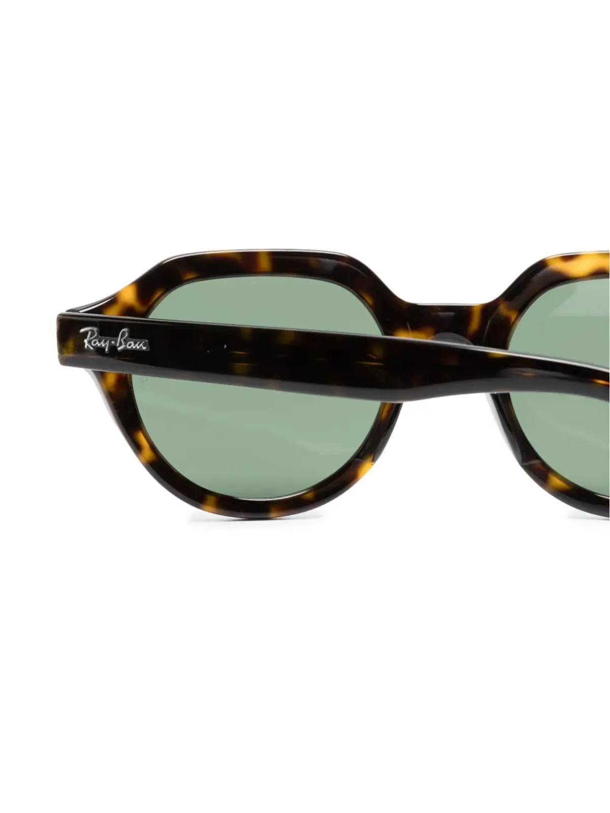 Ray-Ban ロゴプレートオーバルフレーム サングラス - 画像3
