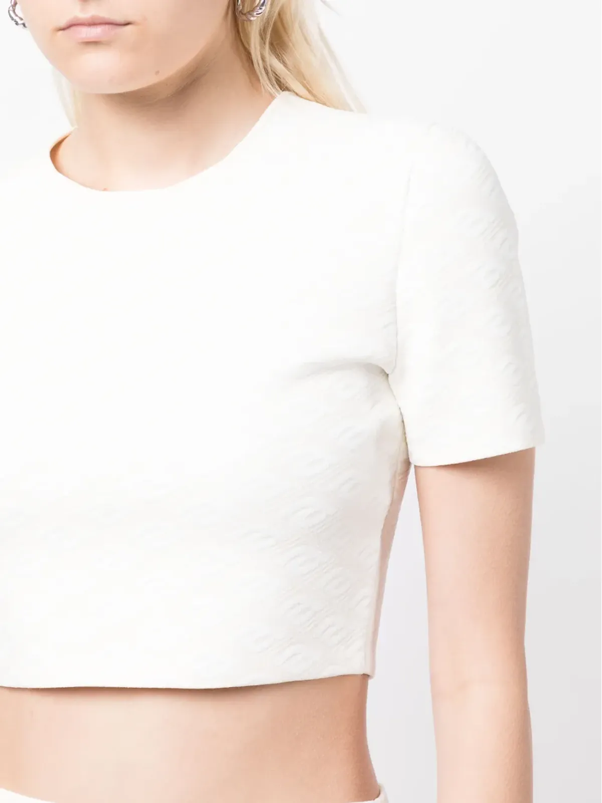 Alexander Wang ロゴジャカード クロップトップ - 画像5