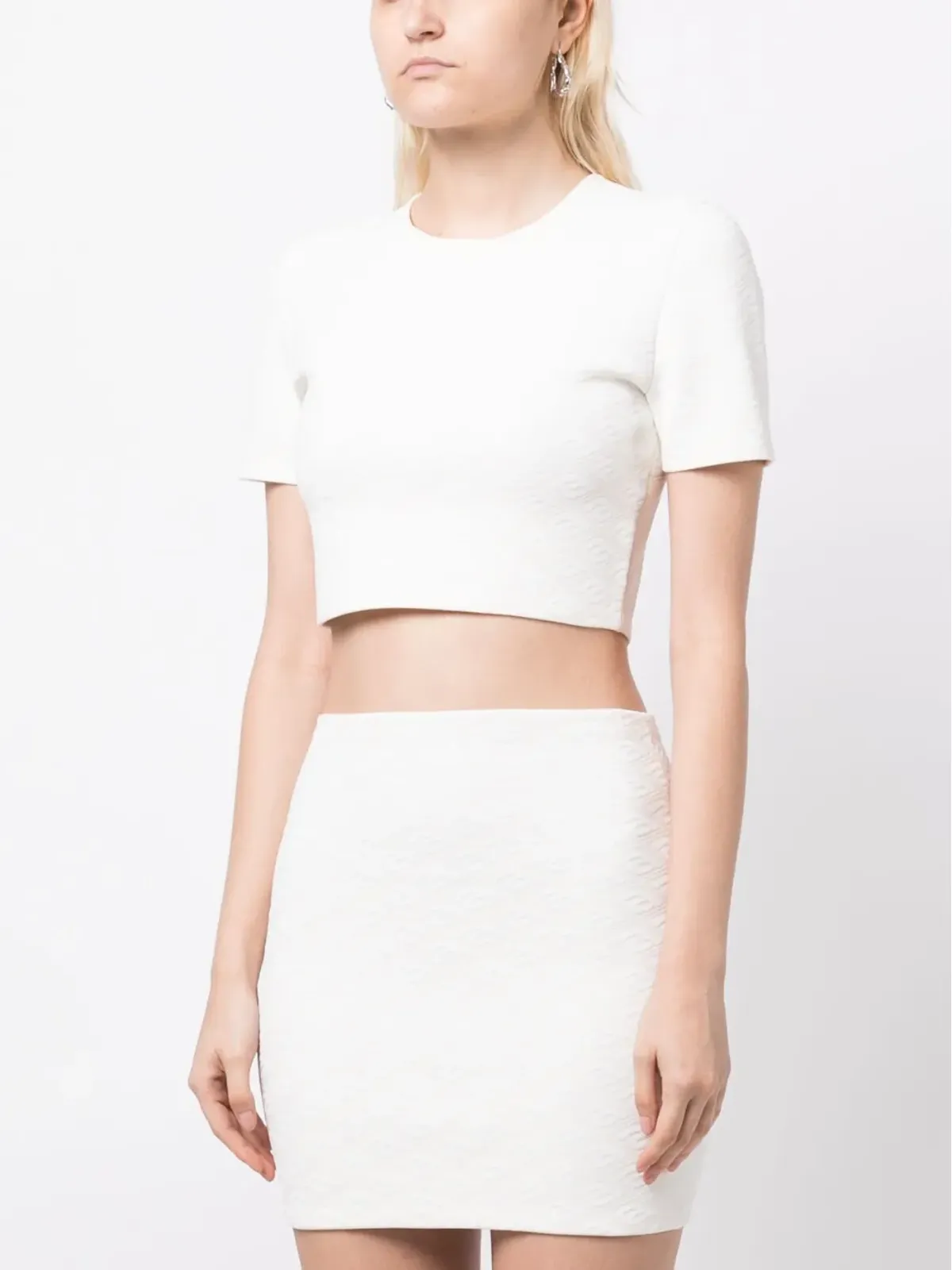 Alexander Wang ロゴジャカード クロップトップ - 画像3