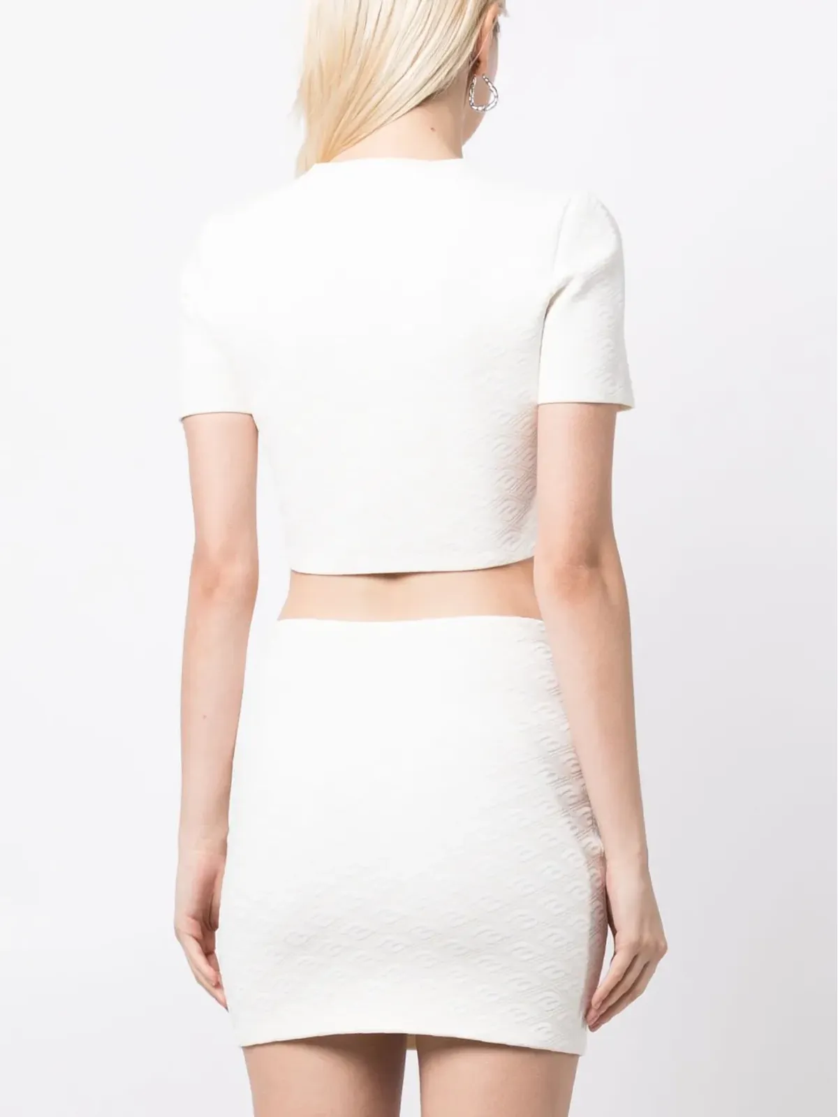 Alexander Wang ロゴジャカード クロップトップ - 画像4