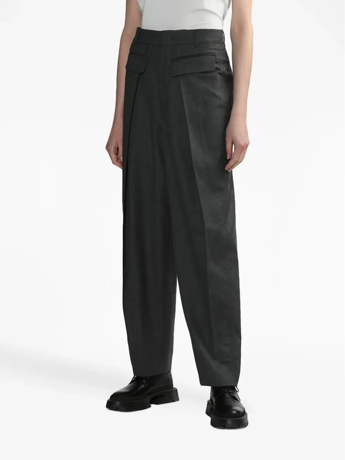 Ader Error Fran ウール テーラードパンツ - 画像3