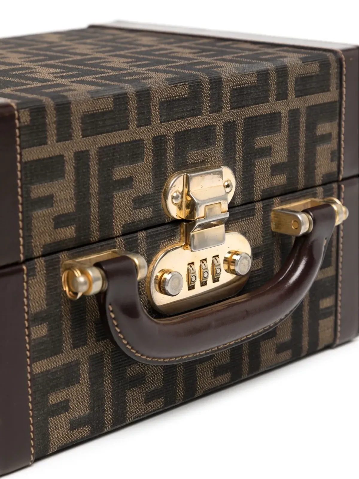 Fendi Pre-Owned Zucca ツーウェイ バニティバッグ - 画像4