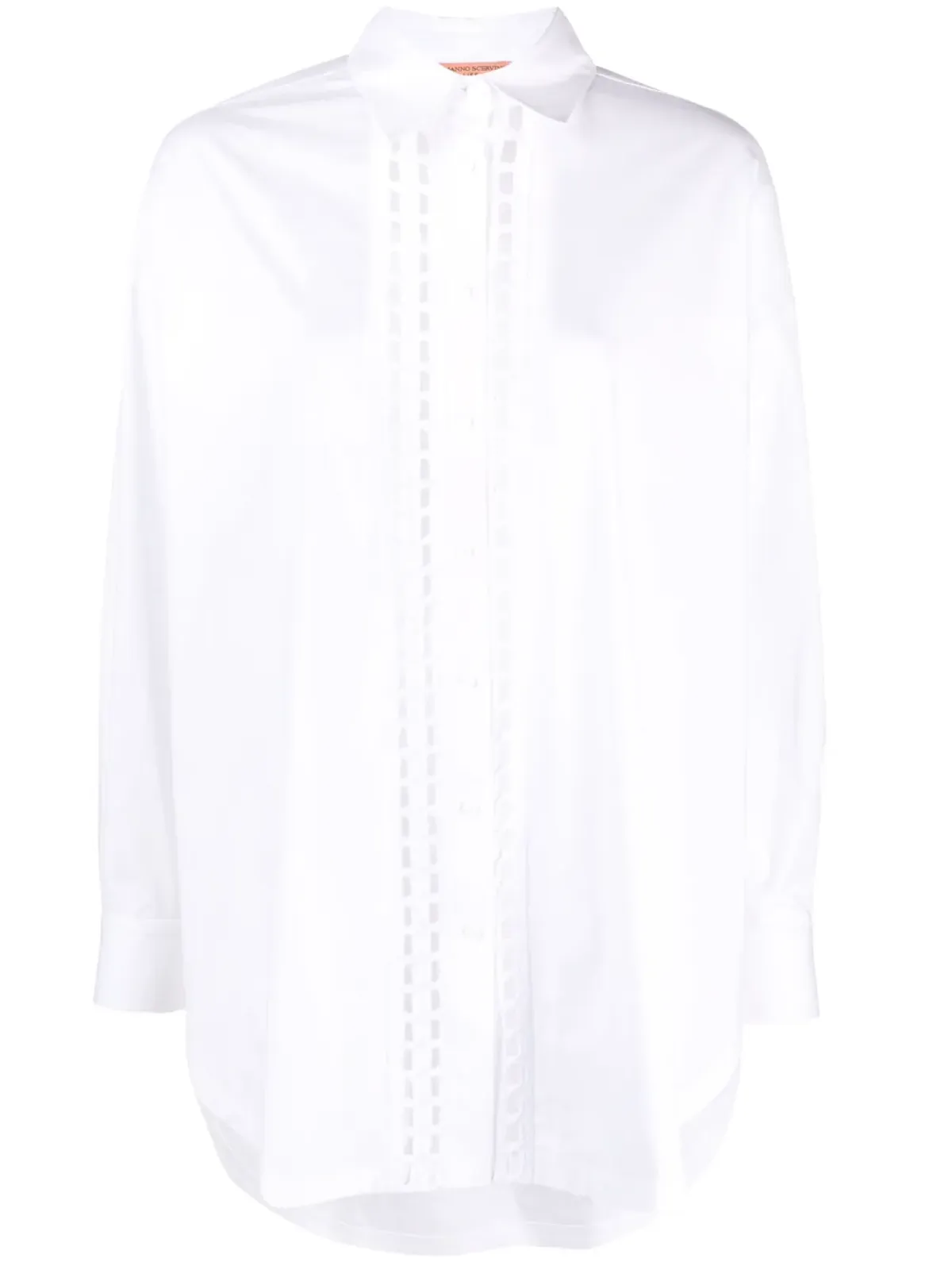 Ermanno Scervino 刺繍入りコットンシャツ - ホワイト - 画像1