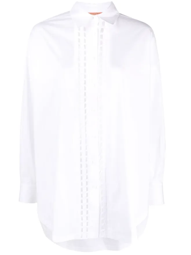 Ermanno Scervino Ermanno Scervino 刺繍入りコットンシャツ - ホワイトの商品画像
