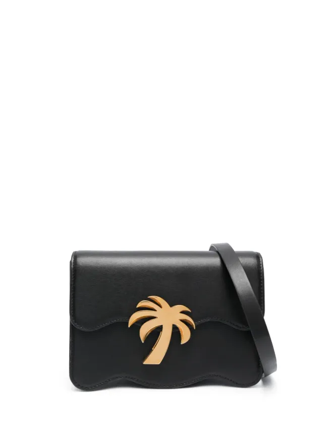 Palm Angels Palm Angels パームビーチ レザー ショルダーバッグ - ブラックの商品画像