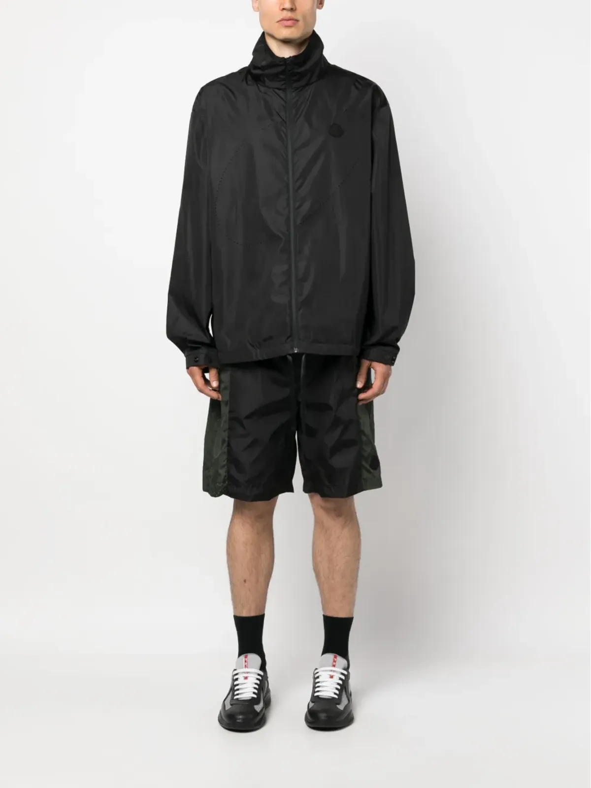 Moncler カラーブロック ベルマダショーツ - 画像2