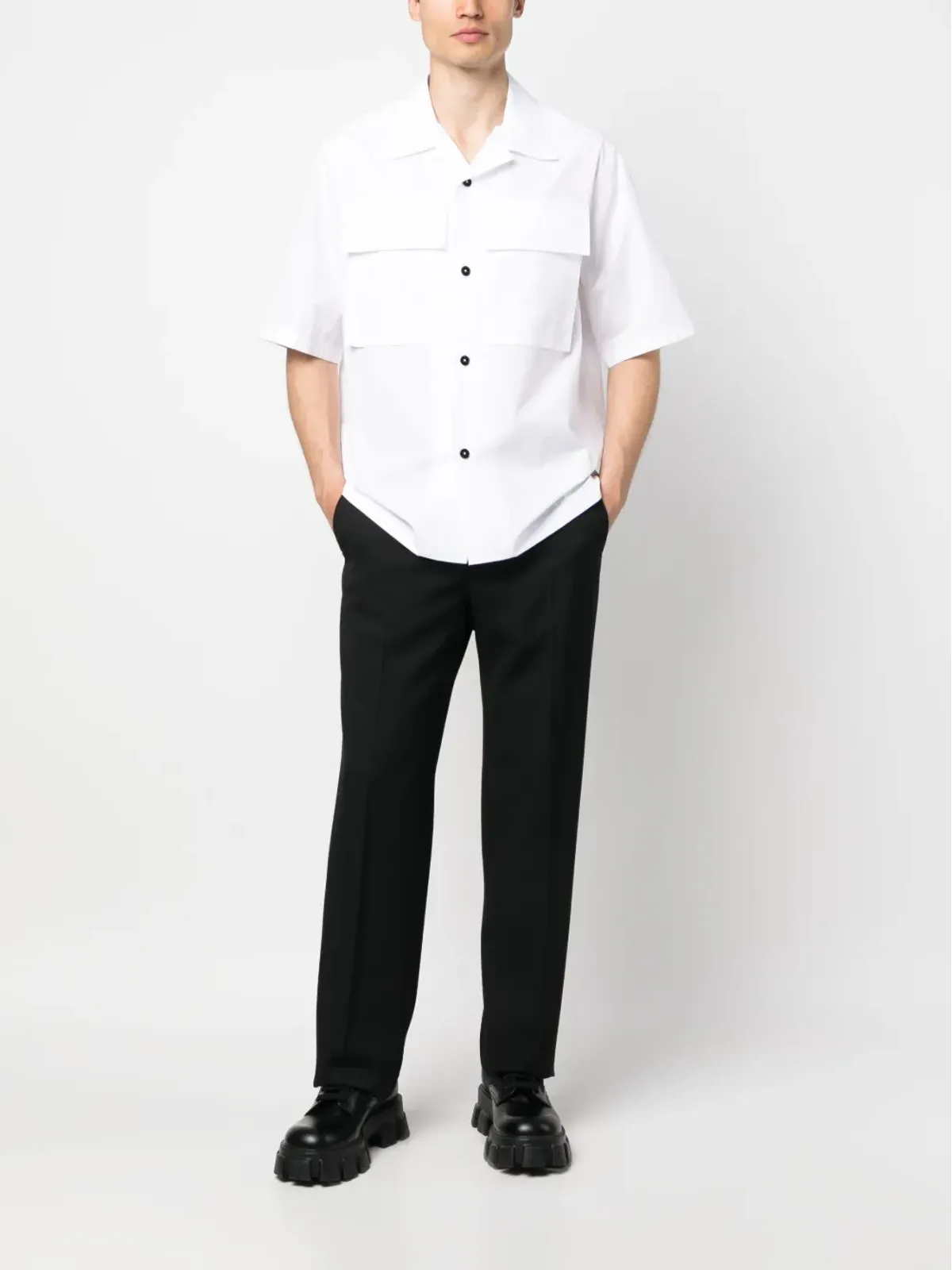 Jil Sander フラップポケット コットンシャツ - 画像2