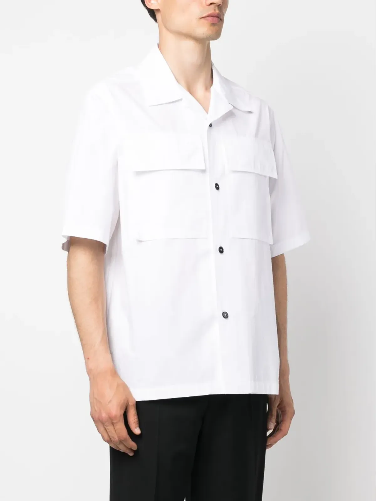 Jil Sander フラップポケット コットンシャツ - 画像3