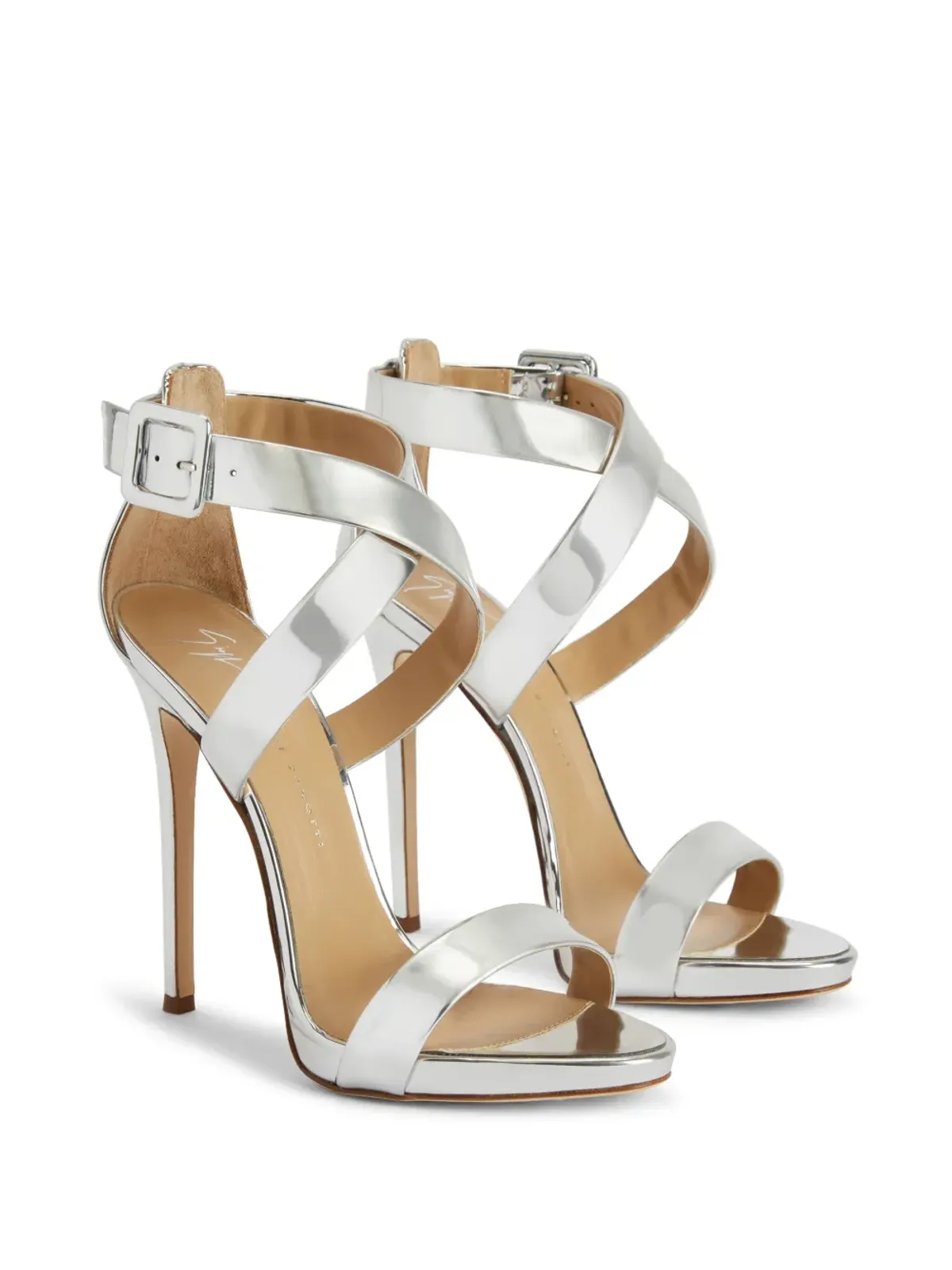 Giuseppe Zanotti Bellis レザーサンダル - 画像2