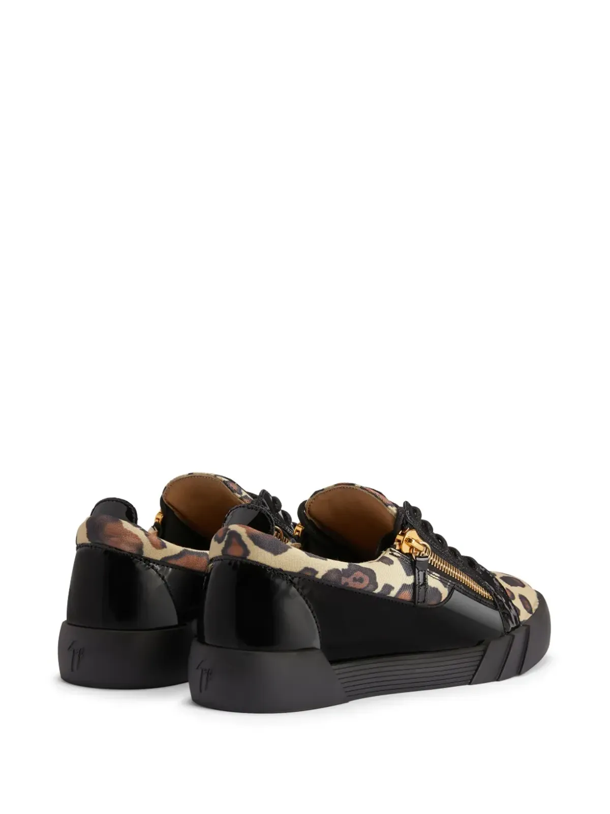 Giuseppe Zanotti フランキー レオパードプリント スニーカー - 画像3