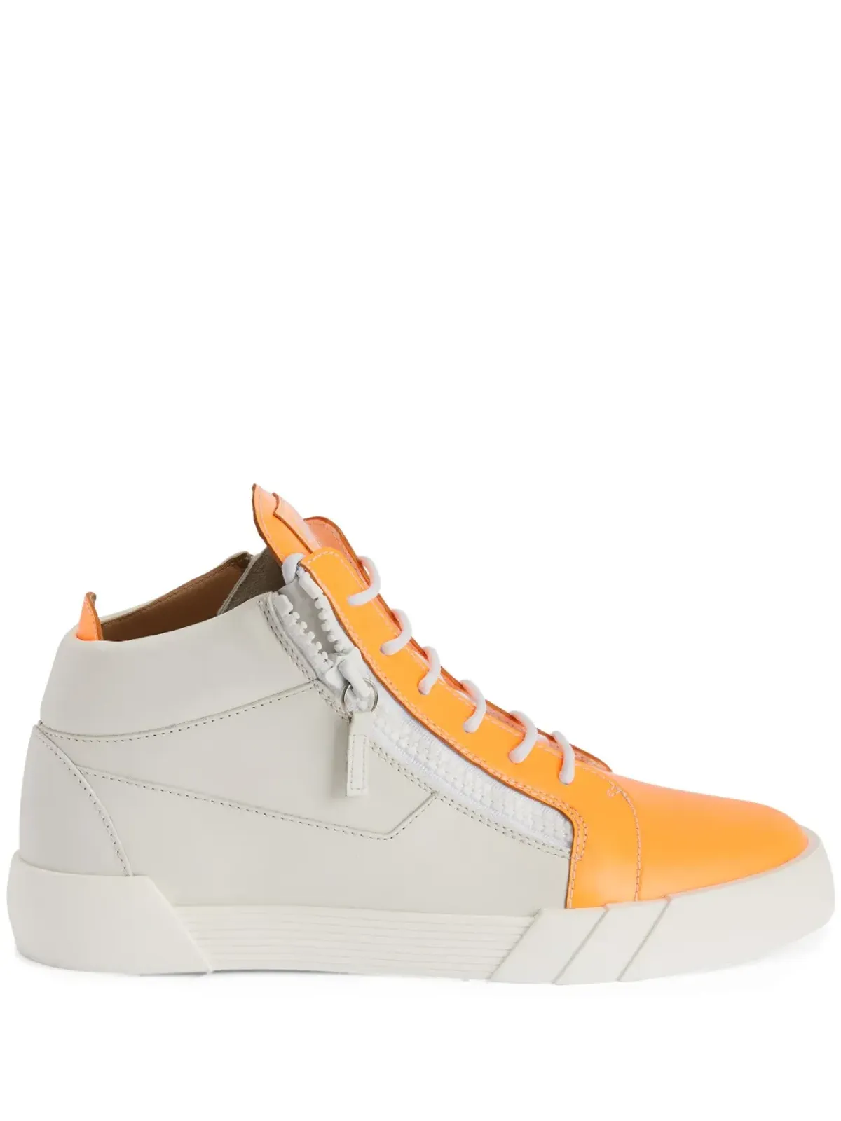 Giuseppe Zanotti フランキー レザー スニーカー - 画像1