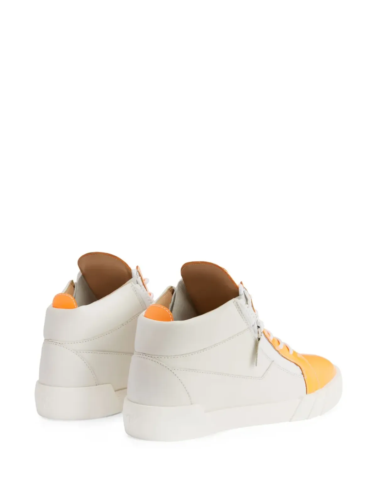 Giuseppe Zanotti フランキー レザー スニーカー - 画像3