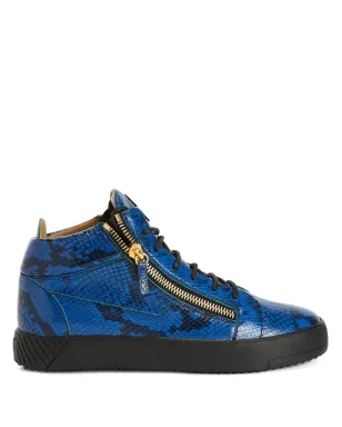 Giuseppe Zanotti クリス パイソンエフェクト ミッドトップスニーカー - サムネイル1