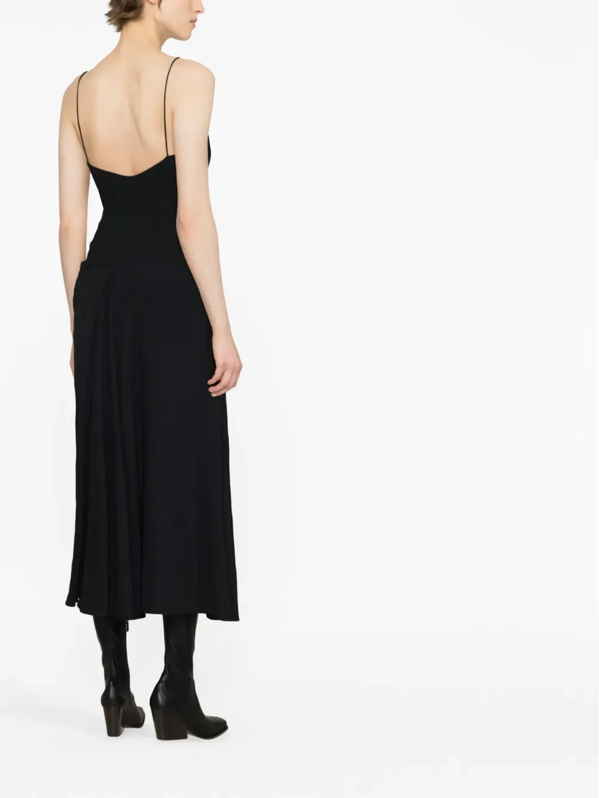 Alexander McQueen ドレープ ミディドレス - 画像3