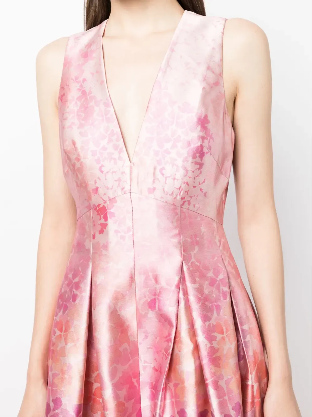 Sachin & Babi Brooke Gown abstract-print dress - Pink - 画像5