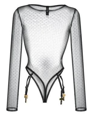 Maison Close Inspiration Divine mesh body - Black - サムネイル2