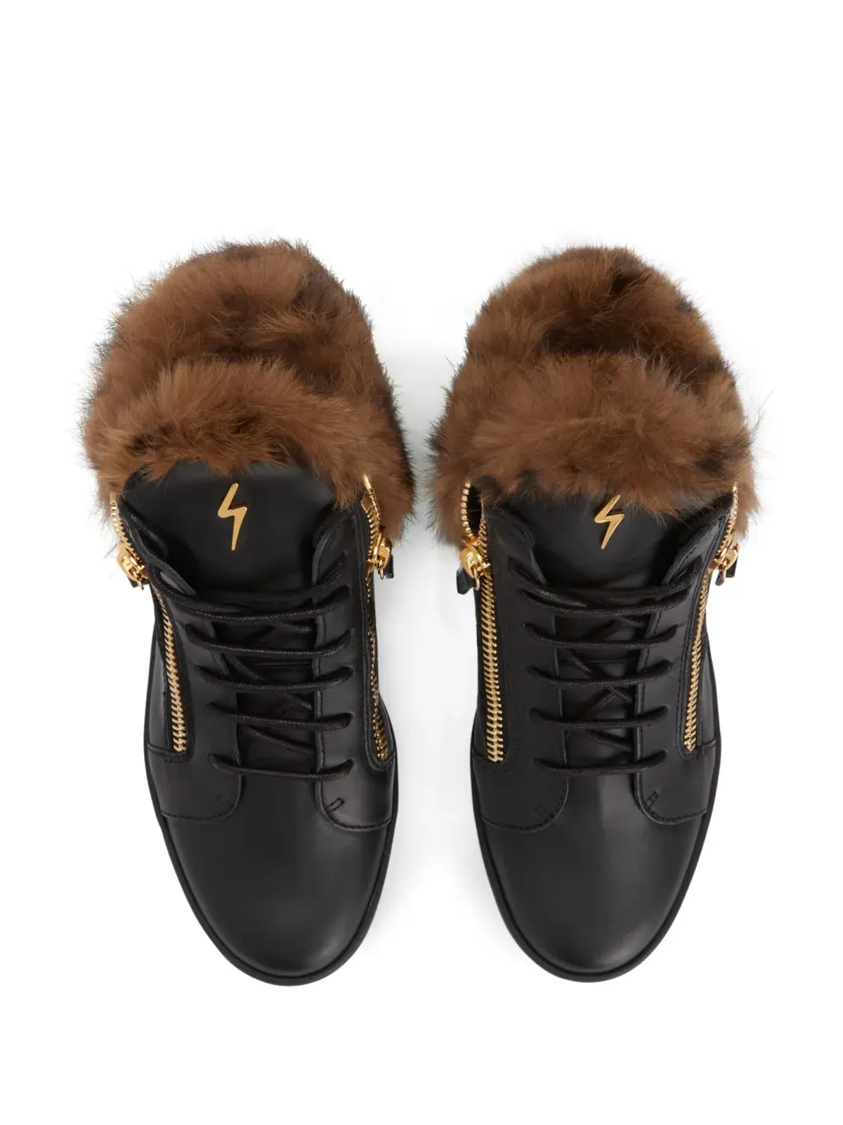 Giuseppe Zanotti Nicki レザー スニーカー - 画像4