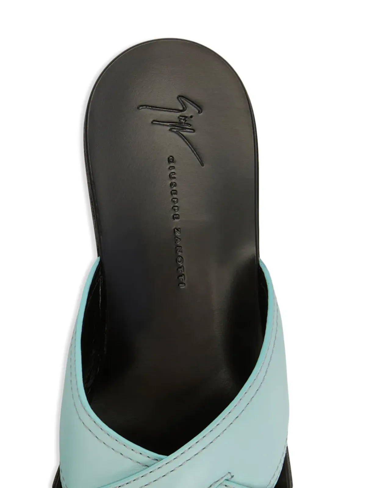 Giuseppe Zanotti フラヴィオ レザー サンダル - 画像2