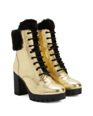 Giuseppe Zanotti Moyra 90mm メタリックエフェクト ブーツ - サムネイル2