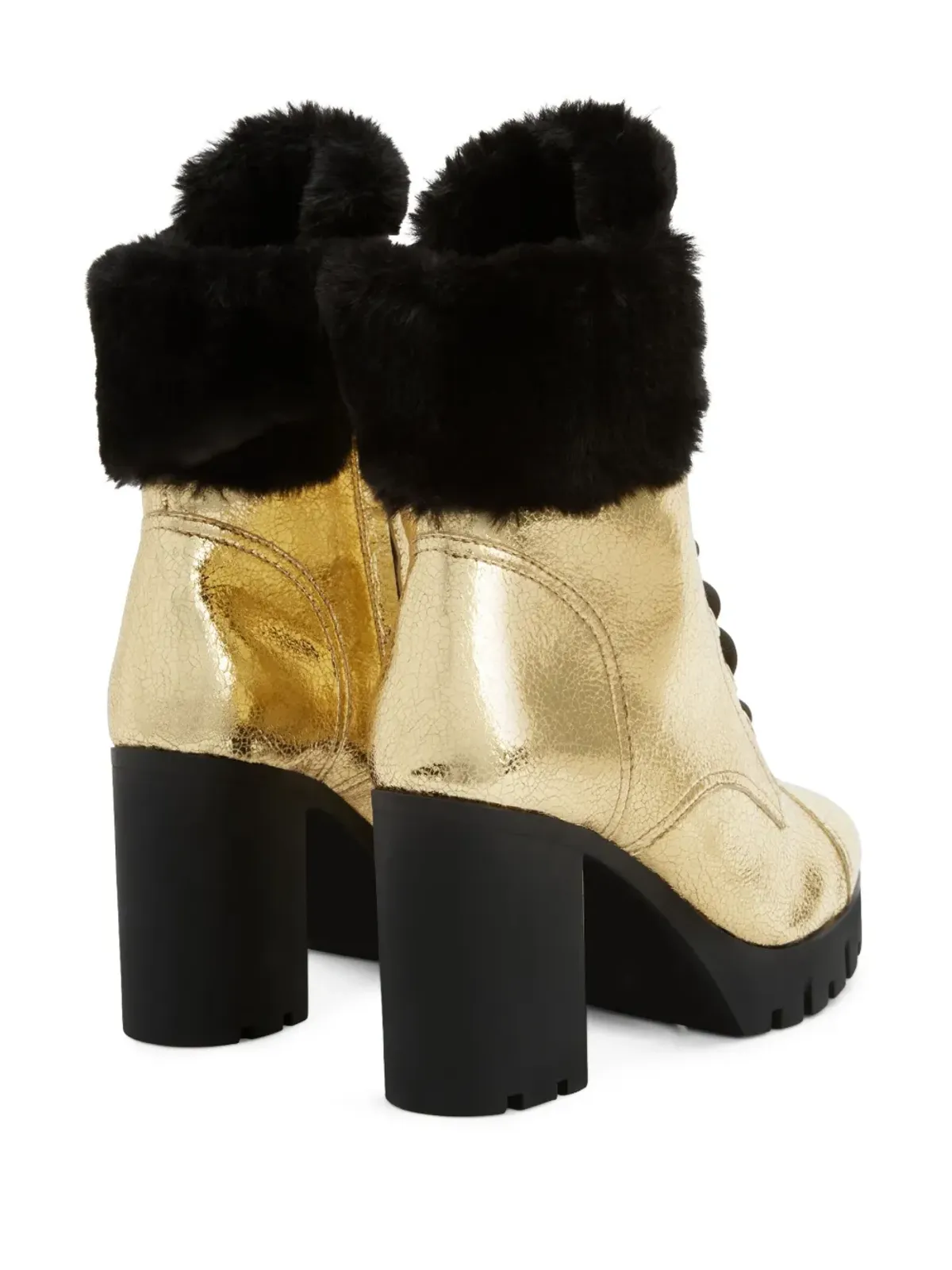 Giuseppe Zanotti Moyra 90mm メタリックエフェクト ブーツ - 画像3