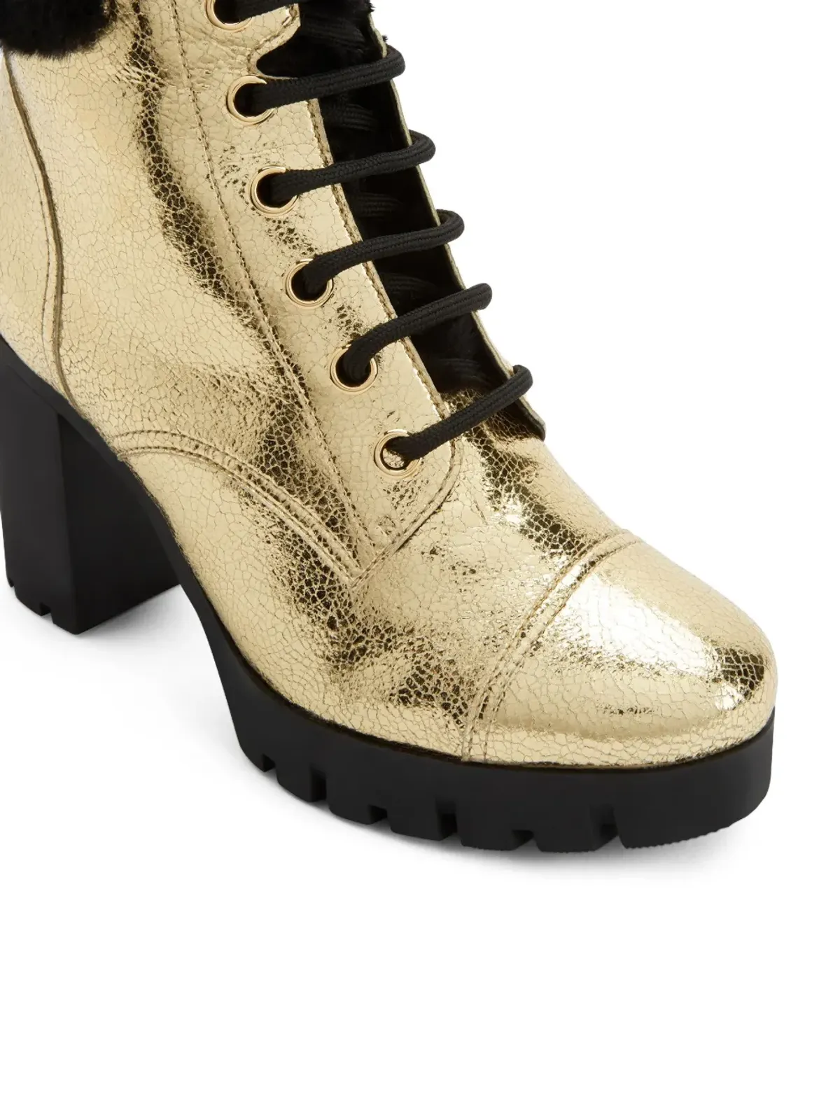 Giuseppe Zanotti Moyra 90mm メタリックエフェクト ブーツ - 画像4