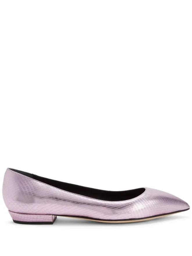 Giuseppe Zanotti Giuseppe Zanotti Dhalia レザー バレエシューズの商品画像