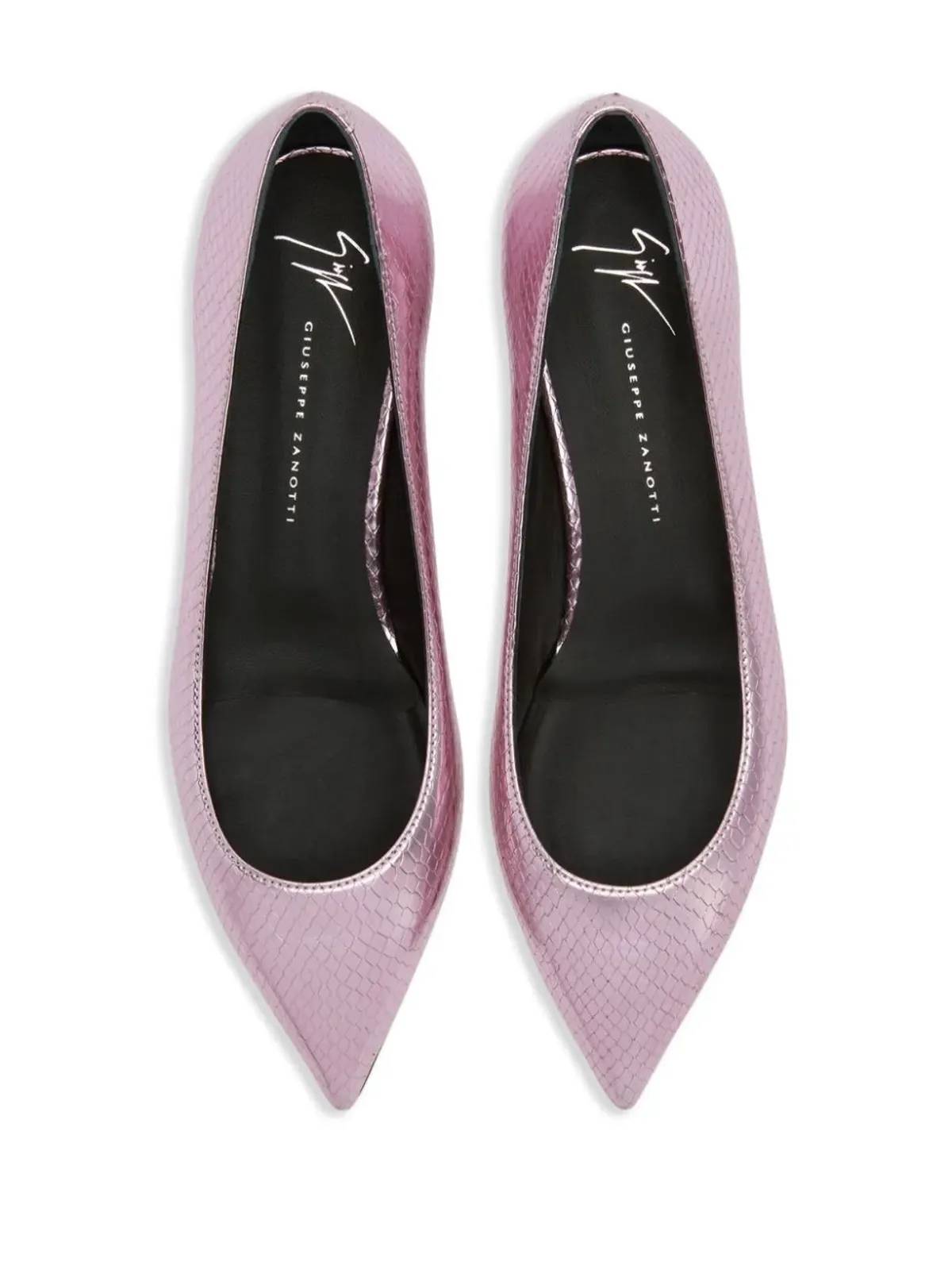 Giuseppe Zanotti Dhalia レザー バレエシューズ - 画像4