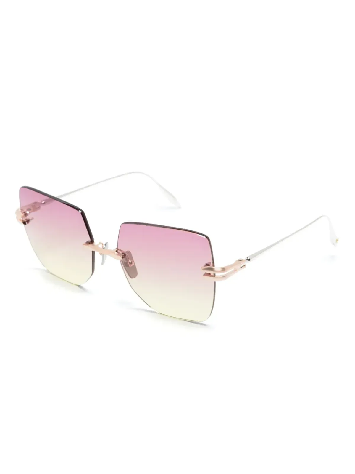Dita Eyewear Embra Titanium リムレス サングラス - シルバー - 画像2