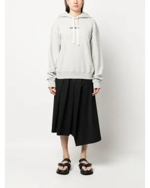 Jil Sander ロゴプリント コットン パーカー - サムネイル3