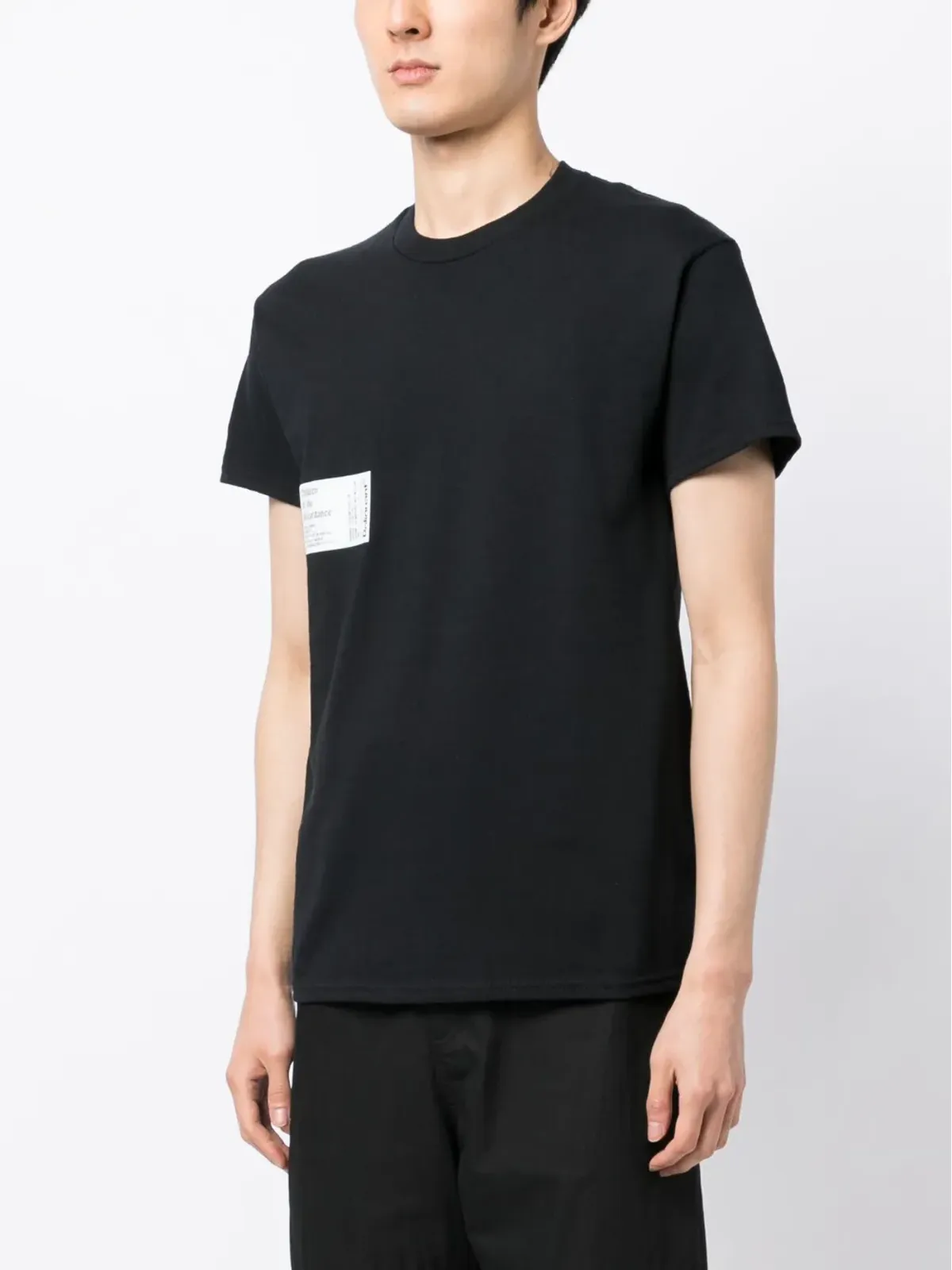 Children Of The Discordance グラフィックプリント コットン Tシャツ - ブラック - 画像4