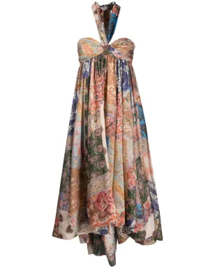 ZIMMERMANN デヴィ ペイズリープリント ホルターネック ドレス - サムネイル1