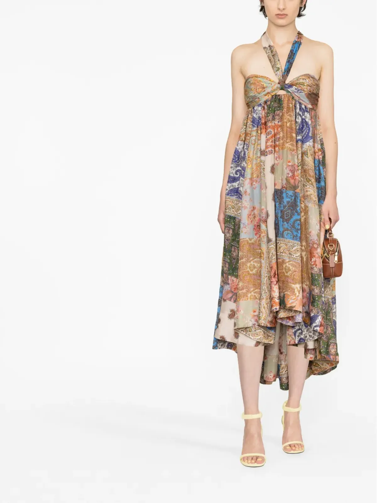 ZIMMERMANN デヴィ ペイズリープリント ホルターネック ドレス - 画像2