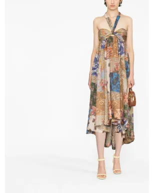 ZIMMERMANN デヴィ ペイズリープリント ホルターネック ドレス - サムネイル2