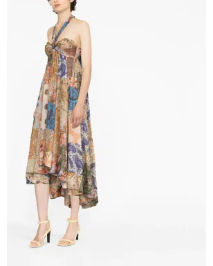 ZIMMERMANN デヴィ ペイズリープリント ホルターネック ドレス - サムネイル3