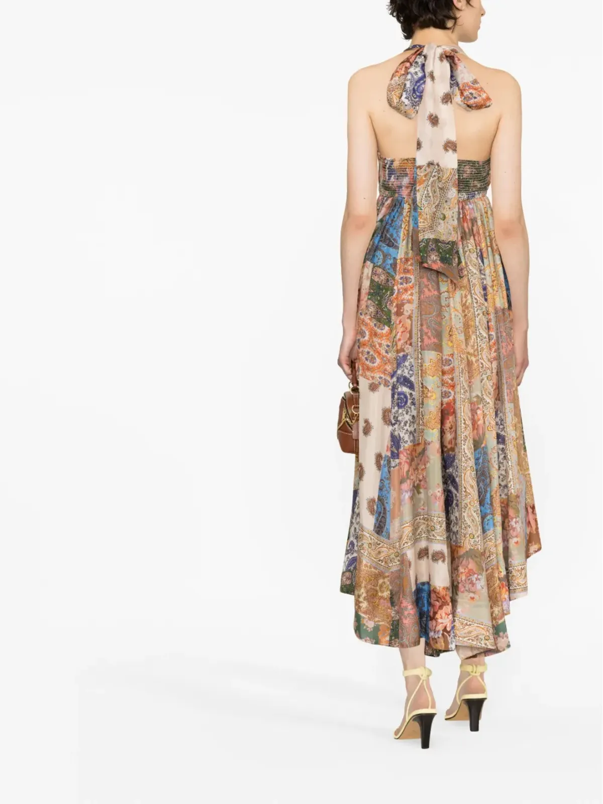 ZIMMERMANN デヴィ ペイズリープリント ホルターネック ドレス - 画像4