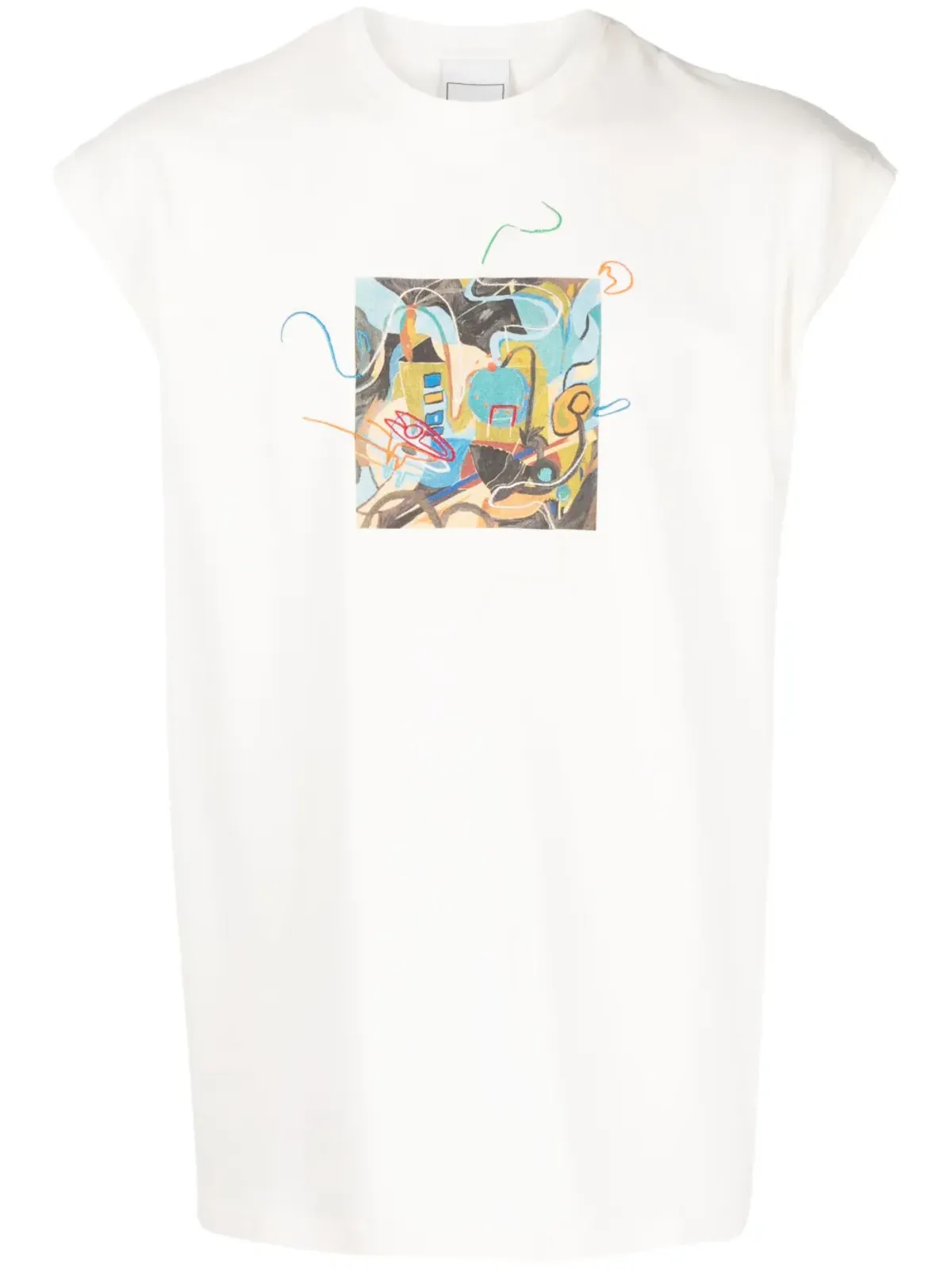 Bethany Williams グラフィックプリント ノースリーブTシャツ - 画像1